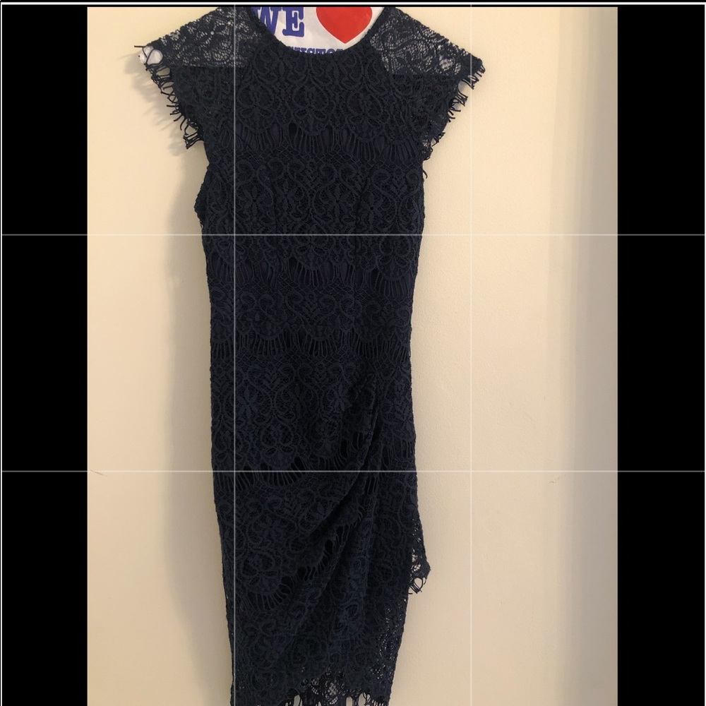 Navy Xenia Tight Mini Dress